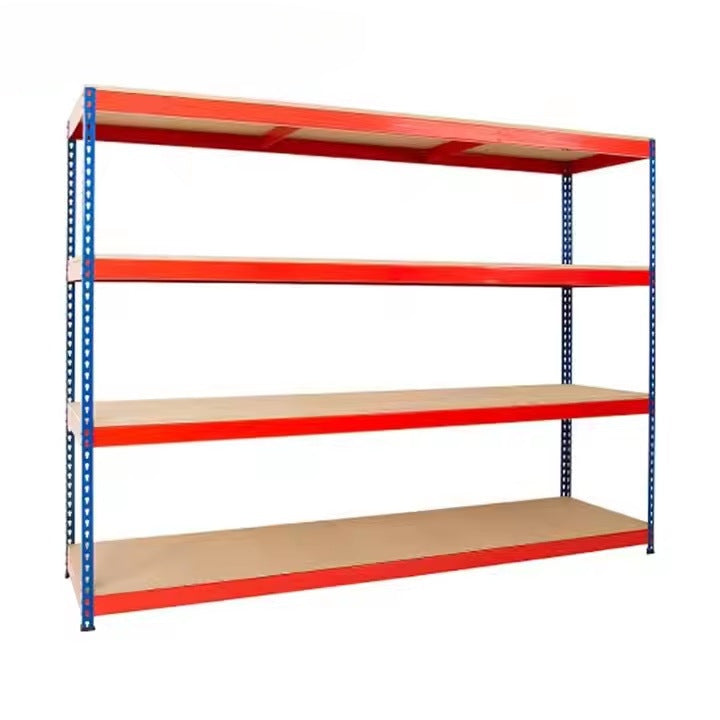 Source Factory Warehouse Adjustable Shelf Iron Storage Steel Shelf Bolt Free Shelf Display Shelf