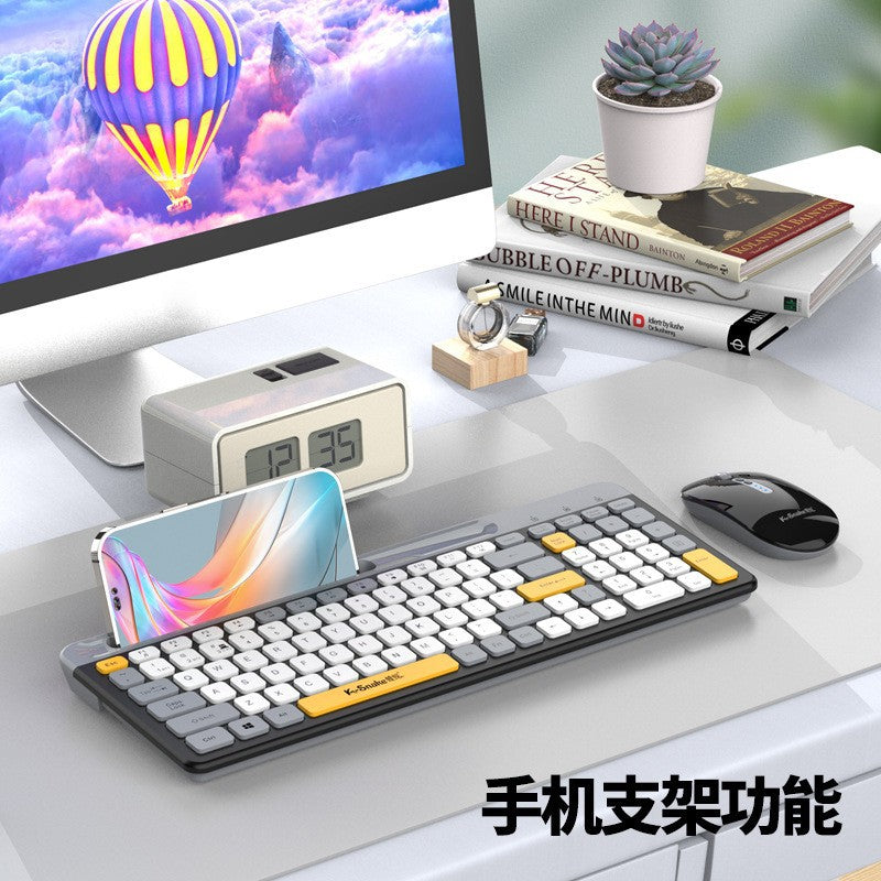 Viper k100 bluetooth dual-mode wireless keyboard - slim chocolate keycaps, ideal for desktop, laptop, office, business, and portable use