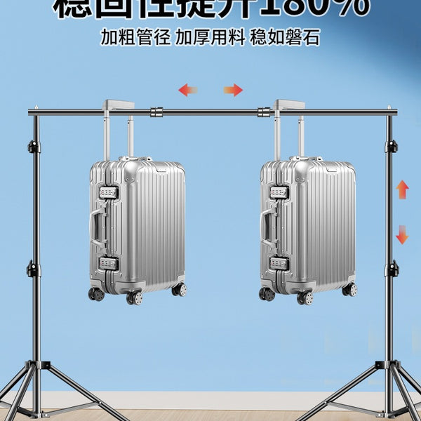 Upgrade and bold] Photography background frame Photography background cloth bracket Shooting white cloth telescopic support rod frame in live stream