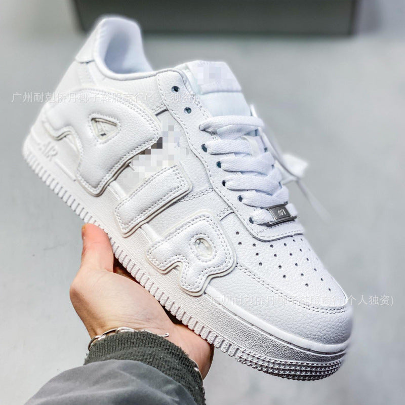Putian cpfxaf1 skateboard shoes collaboration air force 1 3m reflective men's and women's student sneakers casual basketball shoes