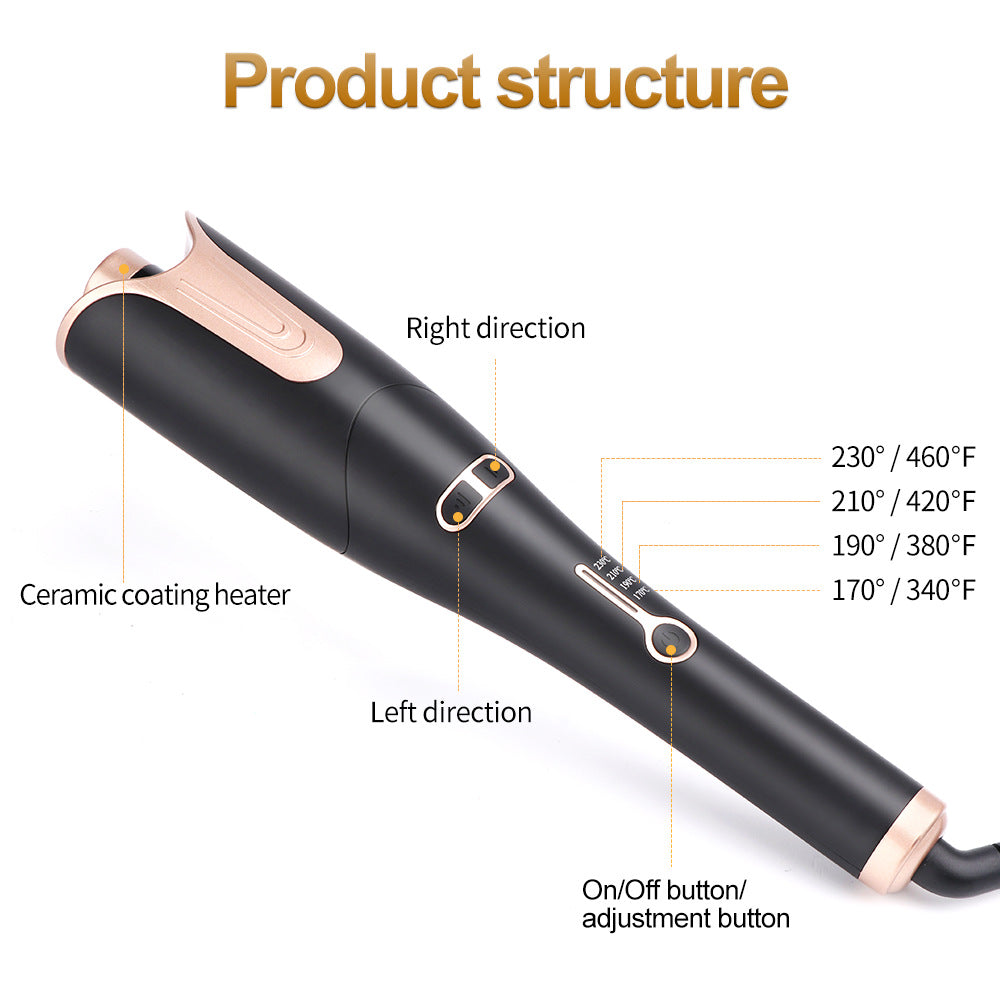 Cross-border automatic curling iron large wave negative ion curling iron artifact long-lasting styling perm iron rotating curling iron