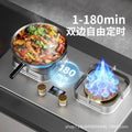 German gas stove, heavy-duty 304 stainless steel, dual-fuel (natural gas/lpg) range, freestanding/countertop combo