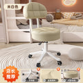 Swivel caster stool, portable shoe-changing stool for doorways, household living room and bedroom rolling stool, low stool with seamless edges, perfect for wiping floors and taking care of kids