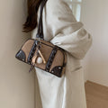 2025 new autumn/winter retro leopard print tote bag - versatile underarm bag, high-end, light luxury, niche design, commuter shoulder bag