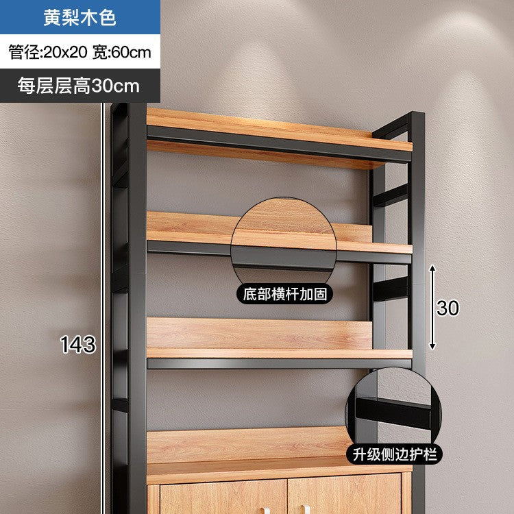 Shelf Multi-layer storage shelf Floor-to-ceiling office locker Shelf Layered shelf Living room display Cabinet with door