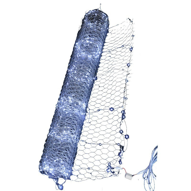 Wedding props led starry sky net gypsy star chandelier decoration wedding stage decoration light copper wire light starry sky top