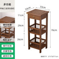 Tea table side tea cabinet living room sofa side cabinet small coffee table mahjong table corner table small square table storage rack bamboo bedroom