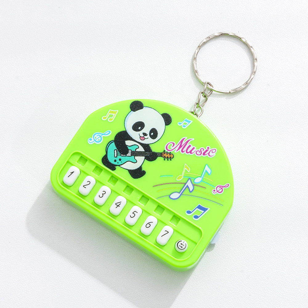 Mini pocket piano kids electronic keyboard - playable, light-up, creative, high-value keychain charm toy