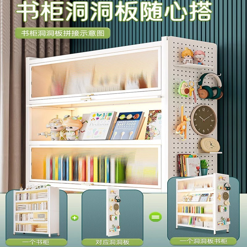 Sunlight board bookcase storage side hanging edge hole board accessories kids bookshelf decoration hole board living room storage board