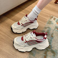 Thick sole dad shoes for women 2026new arrivalsummer thin mesh breathable mesh shoes heightenedcasual sneakers