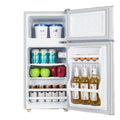 Little prodigy refrigerator - energy star tier 1, energy-efficient, compact refrigerator for home, small rental properties, and offices - energy-saving two-door fridge