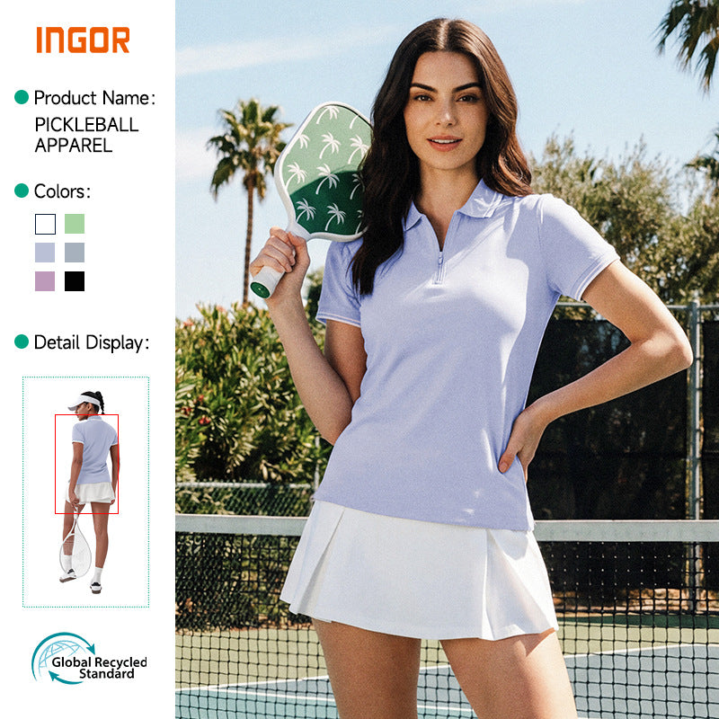 spring and summer pickleball uniform loose breathable tennis uniform suitfashion running light oxygen sportswear suit for women
