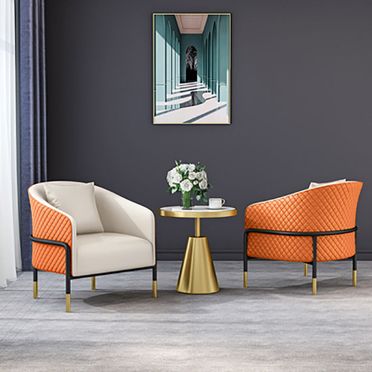 Nordic office business table and chair combination sales department reception single sofa chair hotel negotiation one table and two chairs