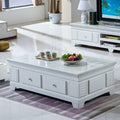 New chinoiserie solid wood coffee table tv cabinet stone surface classy fully equipped storage suitable for for home office tv cabinet