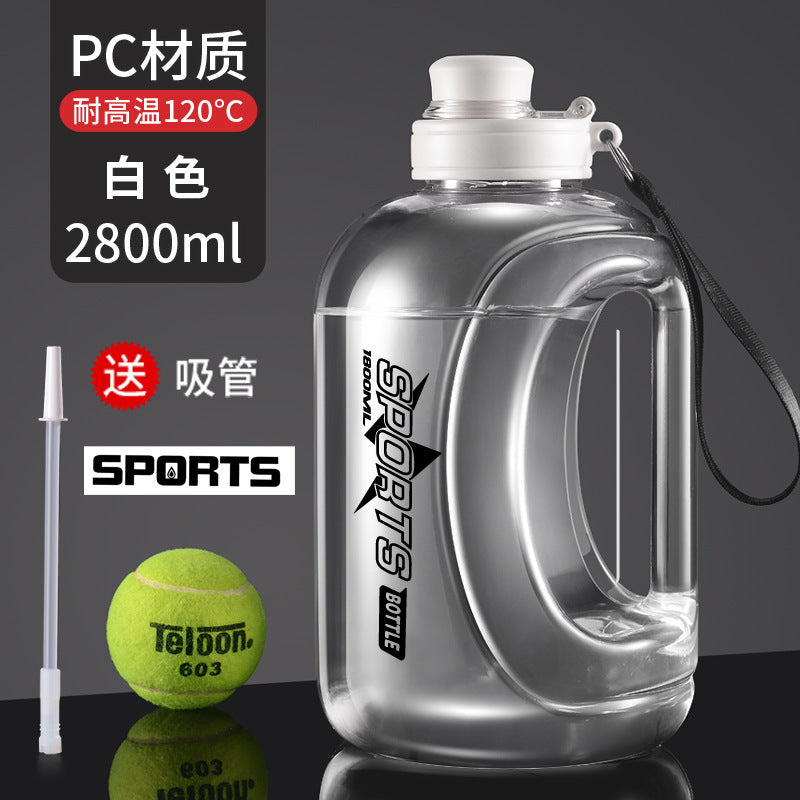 Influencer-approved, large-capacity sports water bottle with straw – perfect for outdoor workouts. durable, food-grade, and heat-resistant, this portable water bottle is ideal for men and women