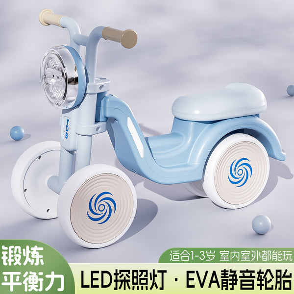 Wholesale new children's scooter balance car walker yo-yo car 1-3 years old four-wheel scooter baby gift