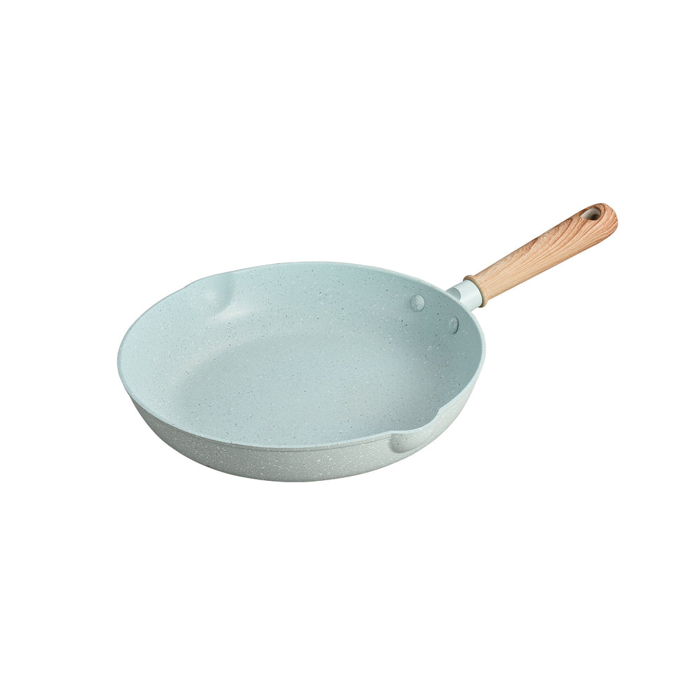 Personalized medical stone non-stick steak double mouth frying pan flats pan multi-functional pancake baby food supplement pot no fumes