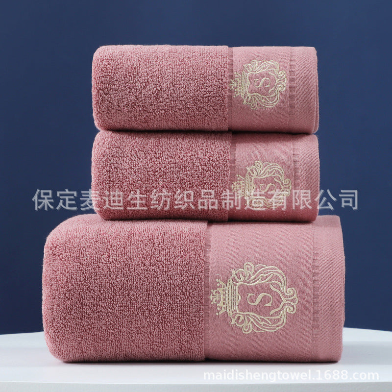 Factory direct wholesale pure cotton towels & bath towels - available in sets, gift options, promotional advertising towels, embroidered logo & branding, soft & highly absorbent