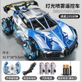 Kids' remote control spray car - rechargeable, wireless, four-wheel drive drift racing car - toy for boys