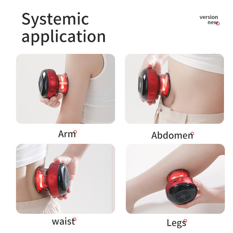 For homeelectric cupping device intelligent temperature moxibustion scraping device portable vacuum negative pressure walking tank suction machine electric scraping device