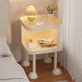 Creative metal ornaments side table cream bedroom living room casual bedside table storage rack sofa coffee table floor storage