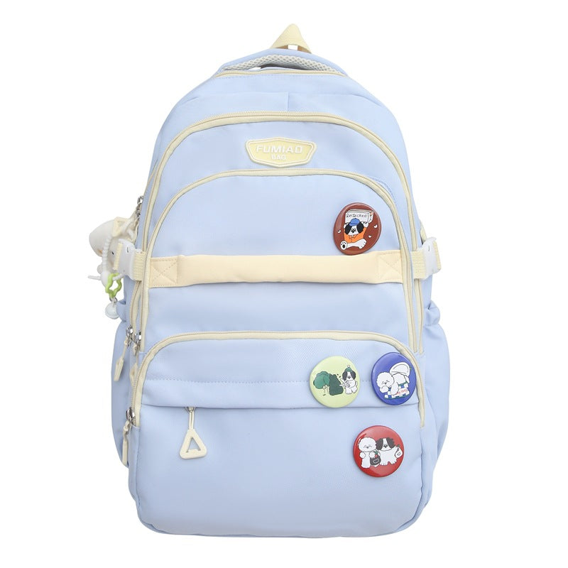 School bag ins wind girl cute Korean version of high school students, junior high school students, primary school students, grades 3 to 5 and 6, backpack