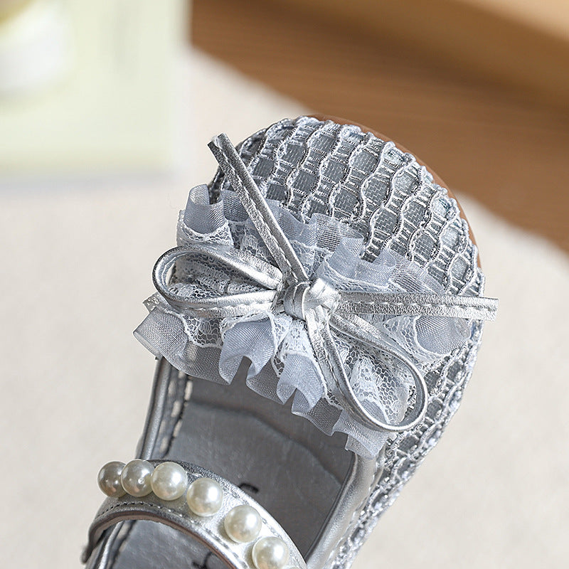 Custom girls' shoes: fairy-tale style, minimalist mary janes, spring/summer new arrivals, soft sole, hollow-out design, fashionable princess sandals