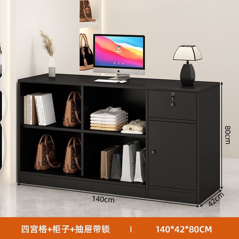 Bar counter, cashier counter, small casual modern convenience store, milk tea shop, reception desk, hair salon, clothing store counter, front desk