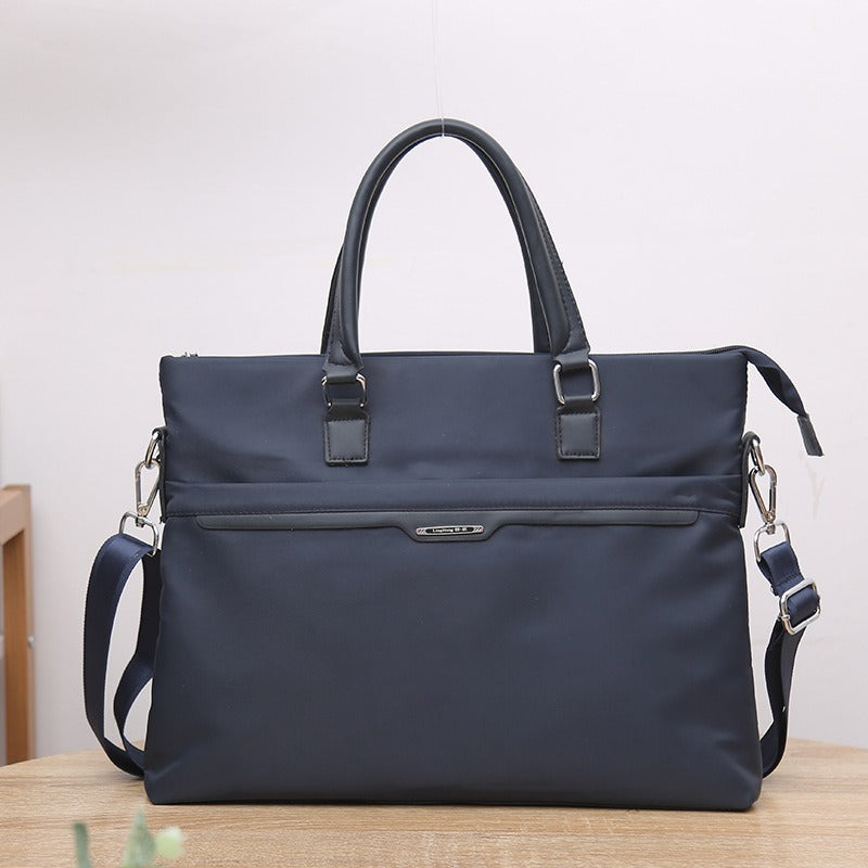 Oxford cloth handheld document bag a4 briefcase pilot handheld briefcase thickened waterproof conference bag information bag