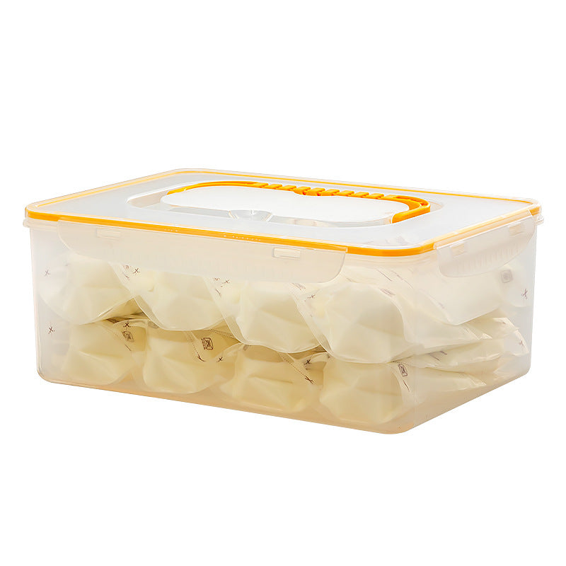 Breast milk storage box Large portable square refrigerated storage box Special sealed fresh-keeping box for refrigerator frozen milk storage box