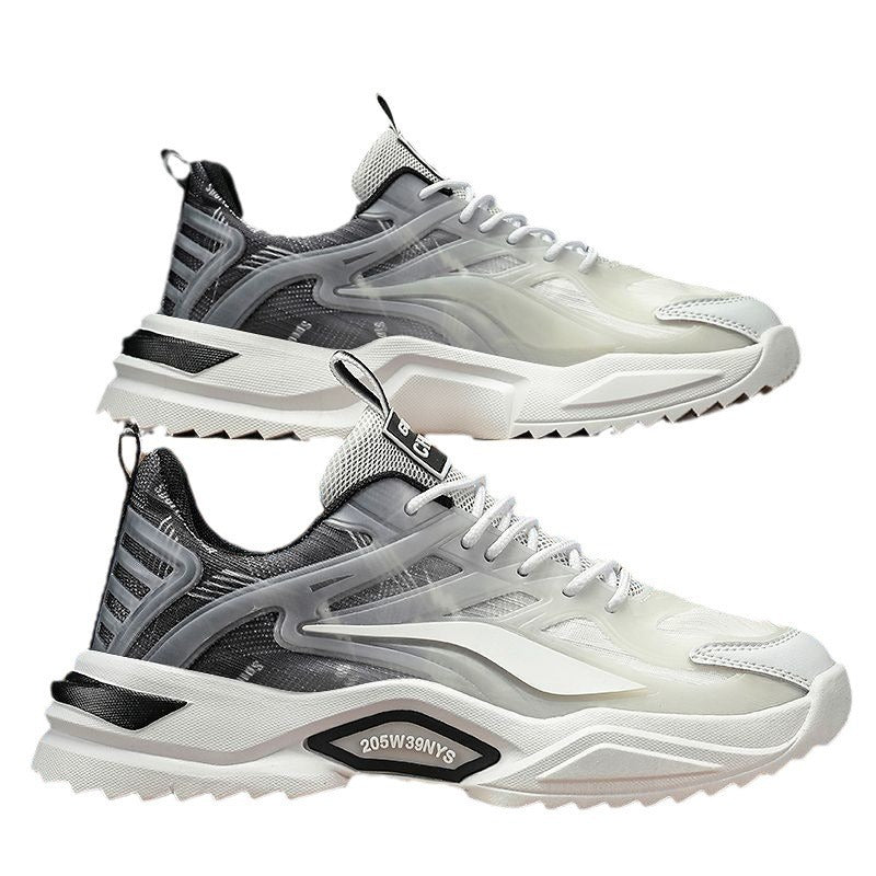 Spring men's shoes 2025 new student sports casual youth mesh dad shoes versatile trendy breathable shoes for men