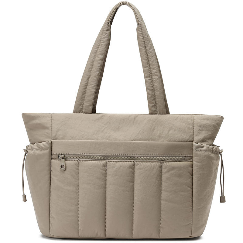 New Tote Bag Women's Handbag Lightweight Portable Travel Bag Quilted Shoulder Bag Casual Handbag