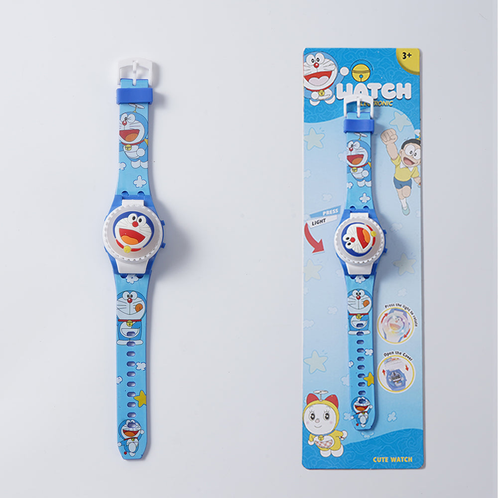 New children's light-up spinning top watch - flashing creative rotating gyro watch - kindergarten small gift toy wholesale