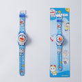 Doraemon [spinning top + colorful lights + flip-open time display]