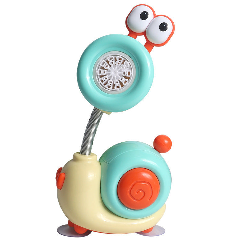 new arrival cartoon q version snail 20-hole bubble electric bubble machine fully automatic bubble gun toys for boys and girls
