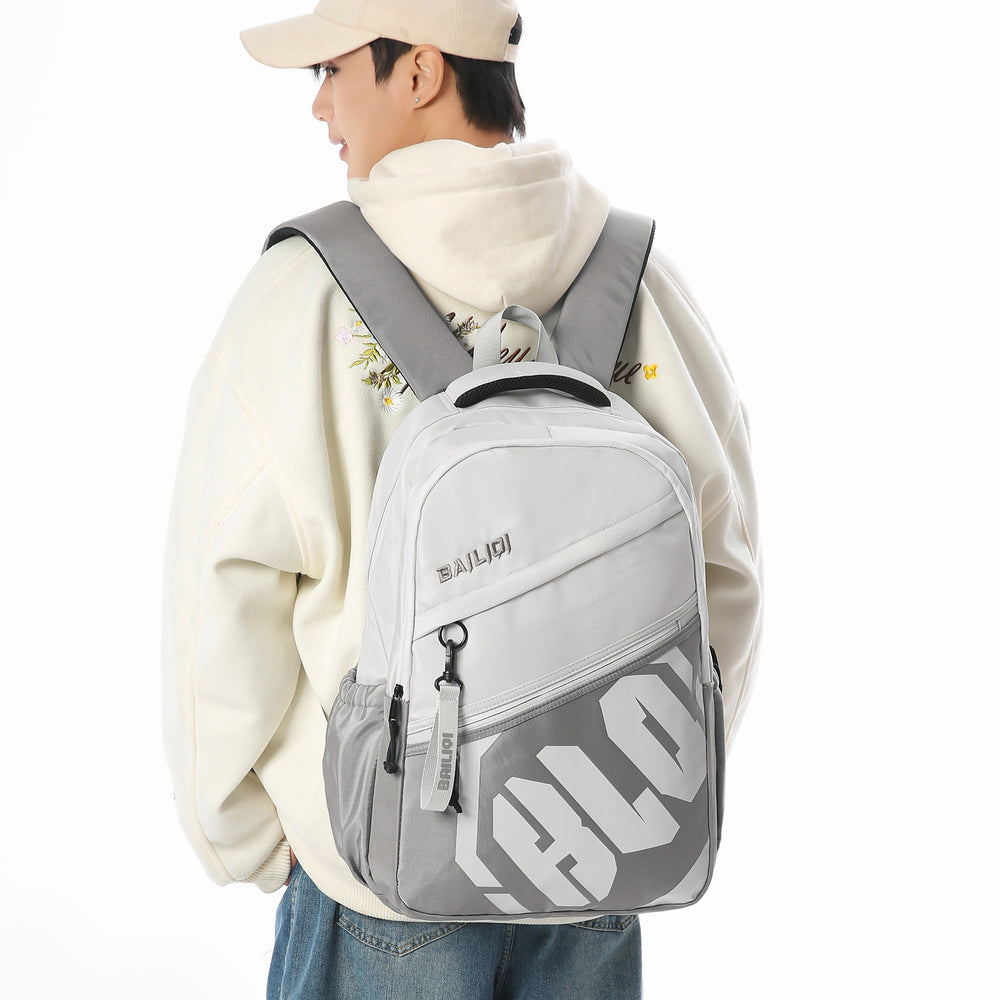 Schoolbag for junior high school students, large capacity, wear-resistant, urban casual style, large capacity, wear-resistant, business trip, backpack