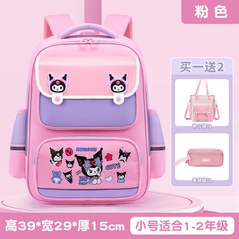 New Elementary School Girls Children's School Bag Cute Girls Backpack Large Capacity Burden Reduction Junior High School Students Japanese School Bag
