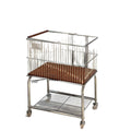 Vintage-style laundry hamper - mobile laundry basket cart - large capacity laundry basket - bathroom laundry basket organizer