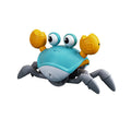 Rechargeable automatic induction charging electric escape crab with lights and music - realistic crawling toy for boys and girls - hot seller for street vendors