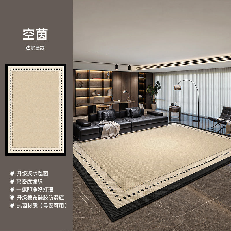 Carpet living room italian normcore no-wash and wipeable coffee table sofa floor mat accessible luxury stain-resistant bedroom carpet large area