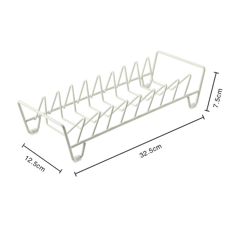 Shelves for bowls and plates in the kitchen Household multi-functional dishes and chopsticks storage rack Countertop drain rack rack