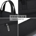 Satchel document bag briefcase oxford cloth office meeting bag business document bag zipper information bag printing logo