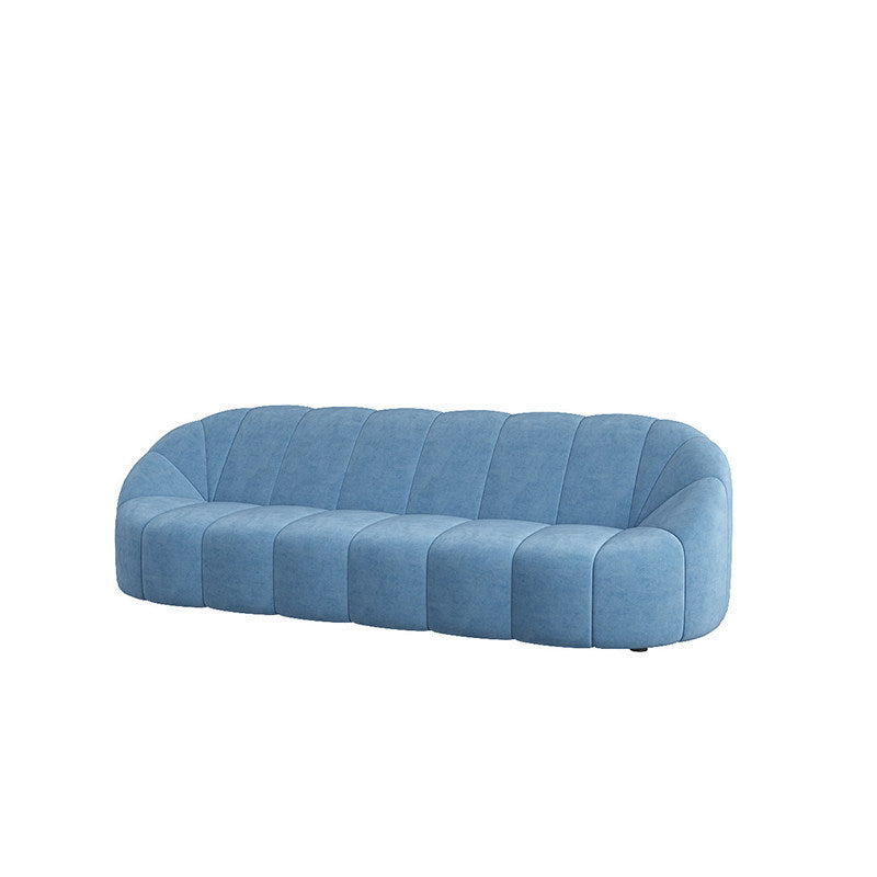 Nordic single minimalist fabric sofa and coffee table set - perfect for small spaces, home leisure, and guest reception