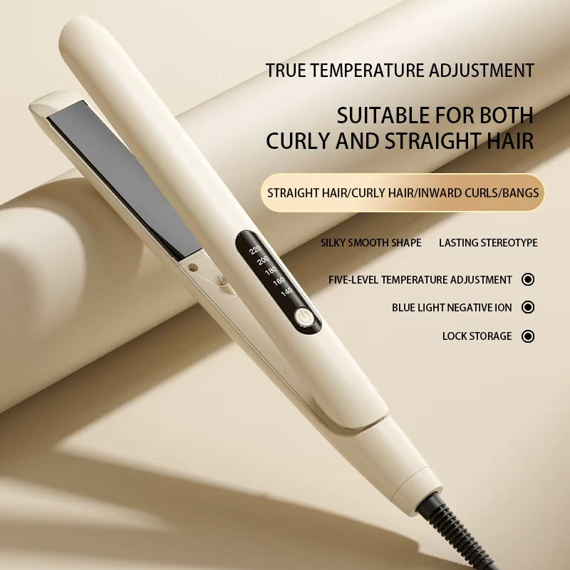 direct roll dual-purpose hair straightener mini household non-damaging power splint wet and dry dual-purpose hair straightener factory source
