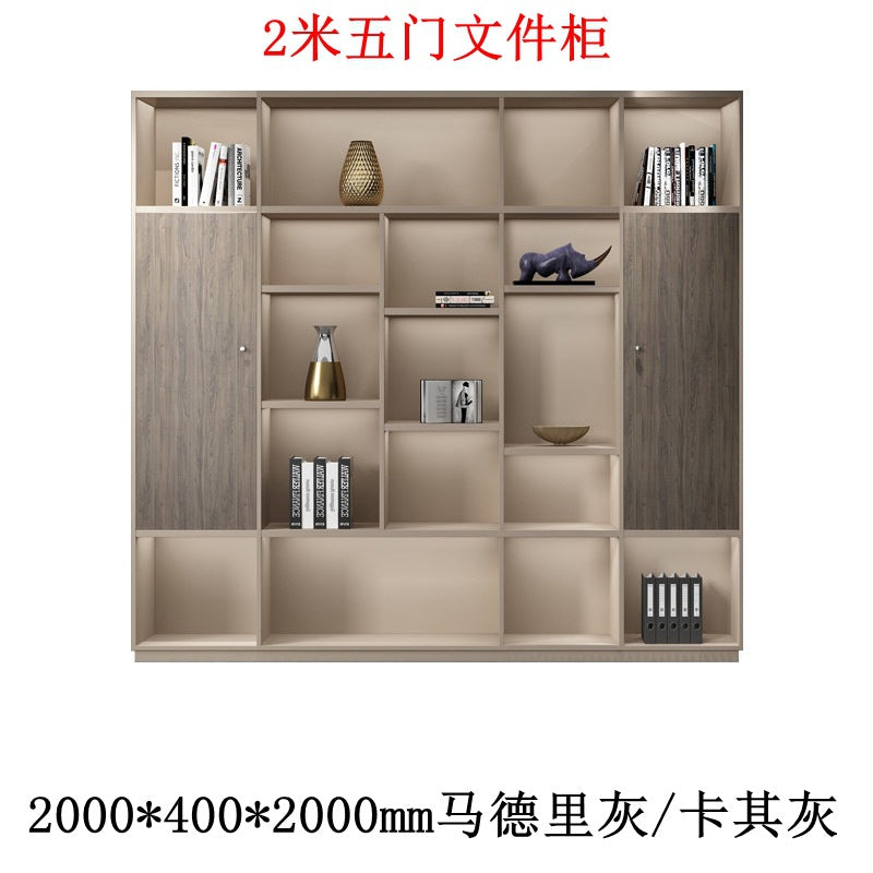 Boss table bookcase casual storage storage cabinet furniture office background file cabinet information cabinet wooden floor cabinet