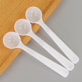 2ml plastic measuring spoon for mask powder, small spoon for fertilizer, pesticide, feed powder, precise measurement, holds 2g