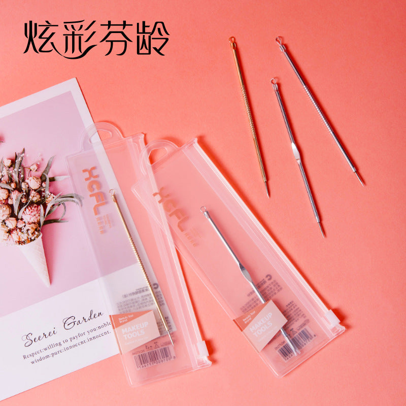 Personalized colorful fenling acne steel needle facial blackhead removal acne picking acne needle tip acne needle double-ended acne needle