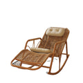 Lazy rocking chair rattan lounge chair adult lunch break for home sofa outdoor courtyard terrace leisure chair balcony casual chair