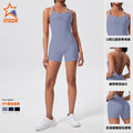 New arrival cross-border cross-back tight one-piece yoga wear sports casual hip lift all-in-one one-piece yoga wear