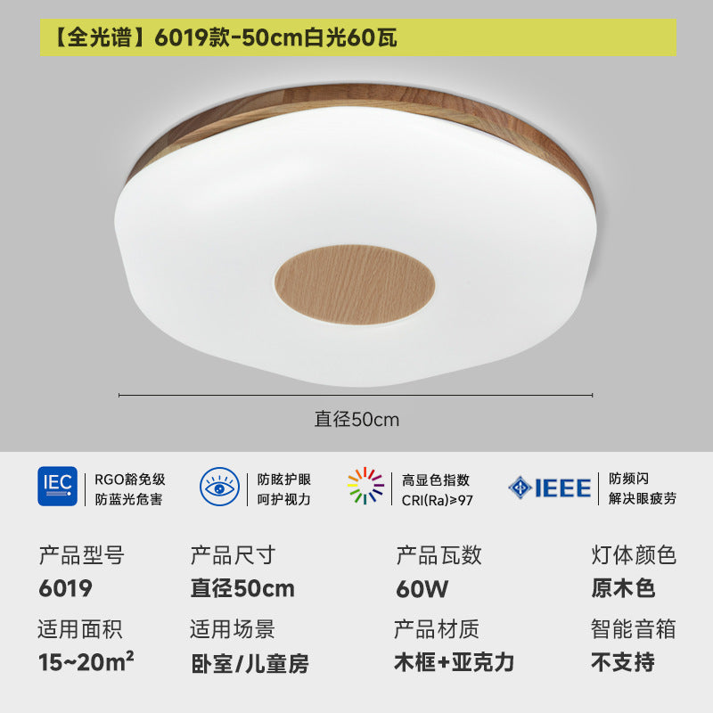 Zhongshan Cream Wind Bedroom Ceiling Light 2025 New Simple Modern LED Romantic Master Bedroom Light Eye Protection Walkway Light